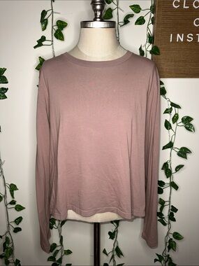 Victoria’s Secret PINK Light Brown Longsleeve Loose Fitting Top NWT